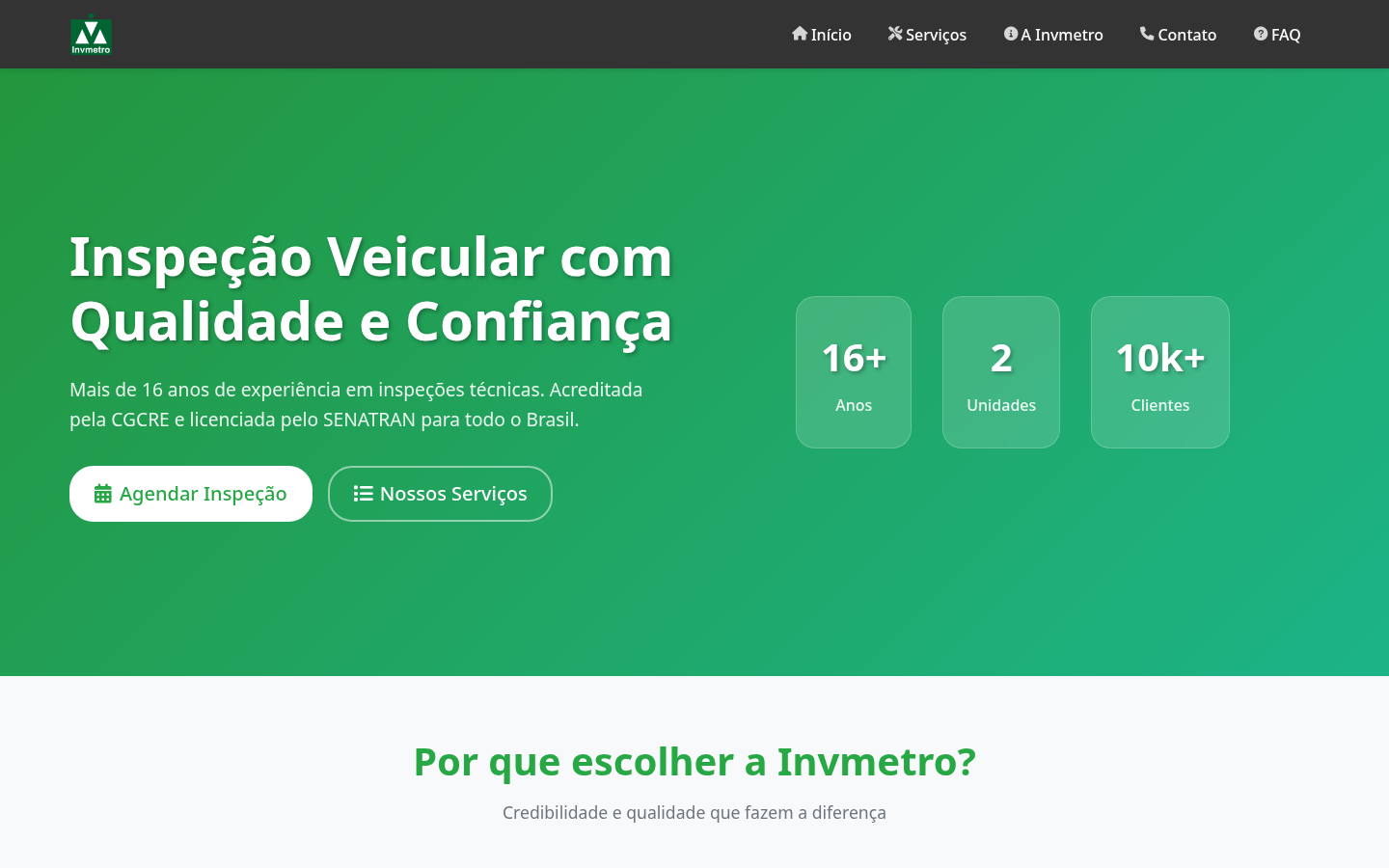 Miniatura do site Invmetro