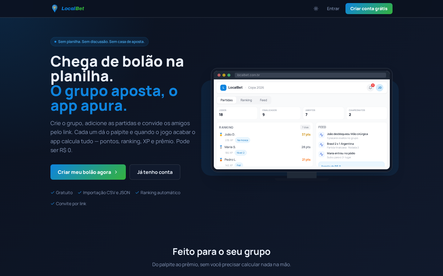 Miniatura do site LocalBet